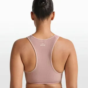 Nike Skims Ribbed Seamless Racer Front Bra Himalayan Size Medium thumbnail 11