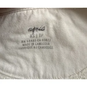 Aerie Dream Sherpa Cream Quarter‎ Zip Pullover Sweatshirt Sweater Jacket Size XS thumbnail 5