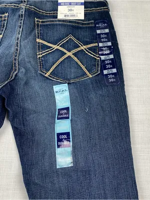 Ariat Women's Dark Blue Bootcut Jeans - REAL Denim thumbnail 14
