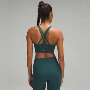 Lululemon Energy Longline Ribbed Bra *Medium Support, B–D Cups - Storm Teal thumbnail 2