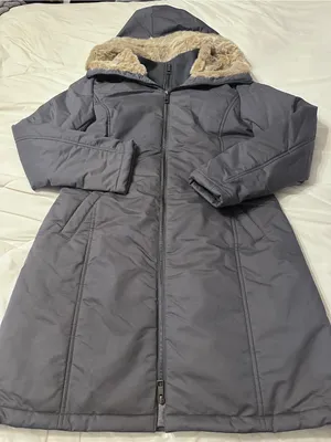 Hoodlum Women's Gray Insulated 2 in 1 Hooded Long Puffer Coat - NWT - Size L thumbnail 3