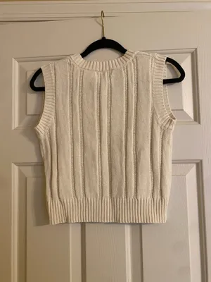 Vest Top White thumbnail 2
