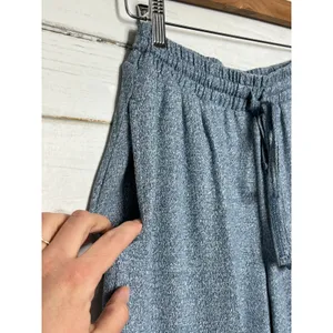 Zenana Small Matching Set Heather Blue Jogger Pant Long Sleeve Top thumbnail 9