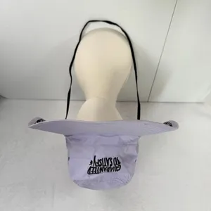 Dutch Bros OS Bucket Hat Lavender Guaranteed To Satisfy Embroidered Sun Hat thumbnail 4