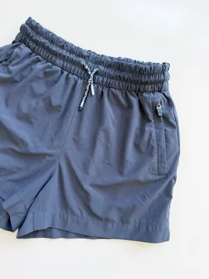 Athleta Girl Gray Athletic Shorts size Large / 12 thumbnail 3