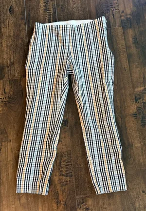 A New Day Blue and White Check Pants thumbnail 1