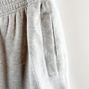 Aerie High Rise Cutoff Sweat Lounge Shorts Gray Large thumbnail 9