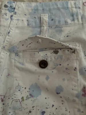 Anthropologie The Wanderer watercolor cargo pants thumbnail 8