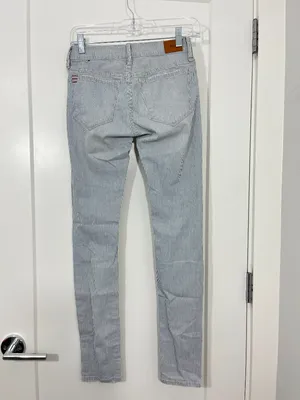 BDG Urban Outfitters Blue Size 24 Mid-Rise Cigarette Ankle Striped Jeans thumbnail 7
