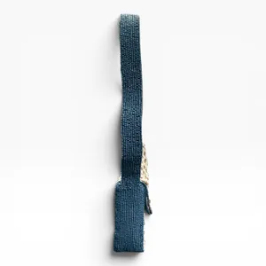 Anthropologie Fiona Beaded Bag Geometric Edition Moody‎ Flower Teal Blue New thumbnail 4