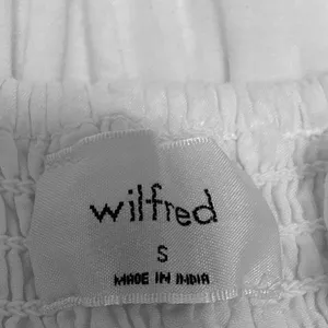 Aritzia Wilfred Reminisce White Sleeveless Smocked Camisole Midi A-Line Dress S thumbnail 7