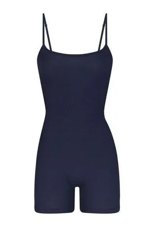 SKIMS Soft Lounge Scoop Onesie Navy Size Large thumbnail 1