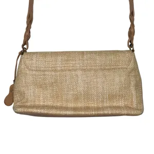 VTG Etienne‎ Aigner Handbag Straw Woven Charm Shoulder Bag Beach Coastal Purse thumbnail 7