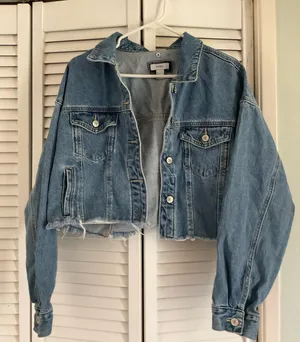 Denim Jacket Forever 21 Cropped thumbnail 1