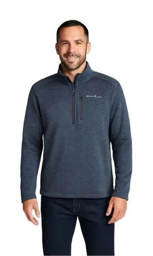 Eddie Bauer size XL 3/4 zip front fleece outdoors gorpcore hiking camping. thumbnail 1