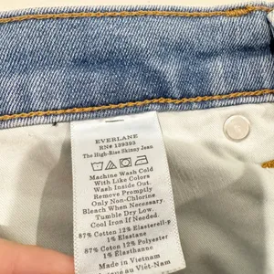 Everlane The High Rise Skinny Jeans‎ Size 27 Blue Denim Pant Minimalist Capsule thumbnail 6
