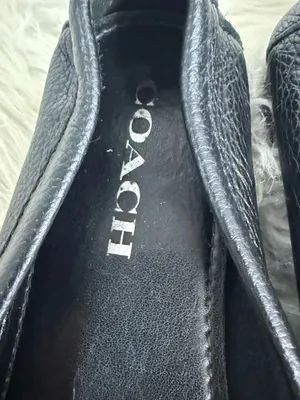 Coach Fredrica Black Leather Loafers Moccasins Women’s Size 6.5B thumbnail 5