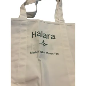 Halara White Tote Bag NWOT thumbnail 2