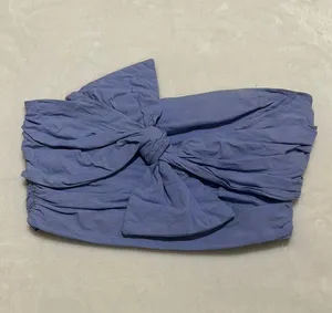Boutique Do + Be Blue Crop Top thumbnail 1