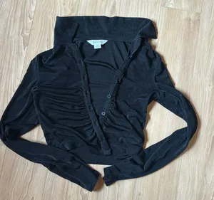 GLASSONS BLACK BUTTON UP thumbnail 1