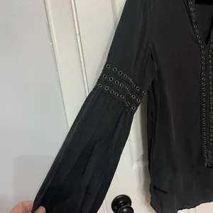 Veronica Beard Black Willa‎ Blouse black size 2 thumbnail 4