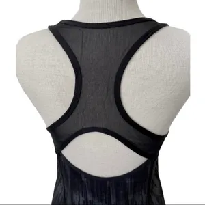 Lululemon Ace Dress Tennis Size Scratch Match Black Multi Mesh Size 4 Cut Out thumbnail 9