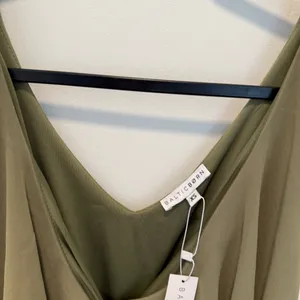 Baltic Born Womens Katya Ruffle Maxi Dress | Dusty Olive In Green XS thumbnail 7