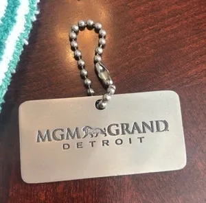 mgm grand detroit solid pewter made in usa thumbnail 1