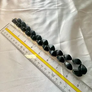 Black beaded necklace Black thumbnail 4