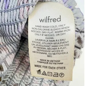 Aritzia Wilfred Lavender Floral Crop Tank Top Pastel Fairy Delicate Small thumbnail 6