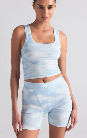 Skims cotton rib tank Color Blue Quartz Cloud thumbnail 1