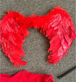 Devil Halloween Costume with dress Red thumbnail 4
