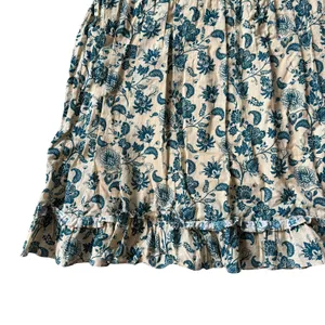 Tuckernuck Anna Cate Floral Midi Dress Yellow Blue thumbnail 5