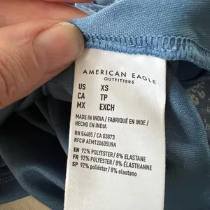 American Eagle Blue Floral Slip Dress babydoll style thumbnail 5