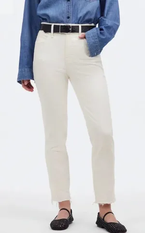 Madewell The Perfect Vintage Jean Tile White size 23 NWT‎ thumbnail 1