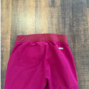 Figs Zamora Jogger Dark Magenta Scrub Pants Size XS thumbnail 4