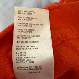 Urban Outfitters Orange Flare Pants‎ High Rise Retro Wide Leg Women’s M thumbnail 10