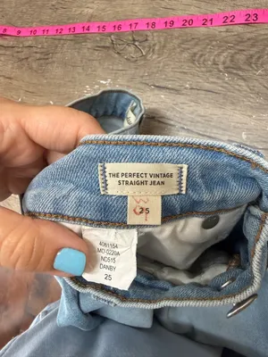 Madewell‎ The Perfect Vintage Straight Jean in Danby Wash size 25 NWT thumbnail 5