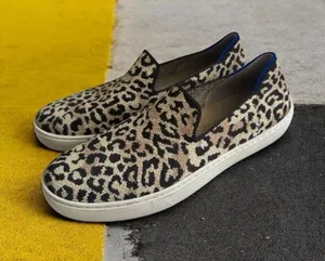 ROTHYS Women’s Animal Print Slip On Sneakers Size US 9 thumbnail 1