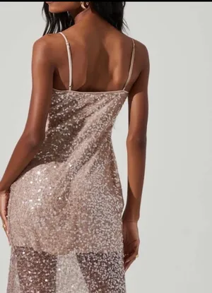 ASTR sequin dress thumbnail 4