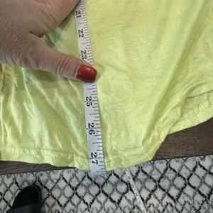 Lulu-B Womens Lightweight Tab‎ Sleeve Button Up Top Green Small Gauzy thumbnail 15