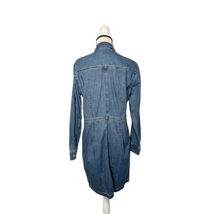 Levi's Women's Otto Western Denim Shirt Dress Size XL thumbnail 2