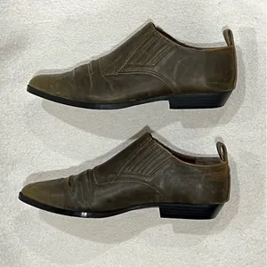 Premier Low Top Cowboy Boot in Olive Brown Size 7.5 thumbnail 5