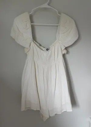 Princess Polly White Romper thumbnail 1