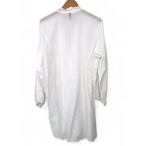 RALPH LAUREN | L |Split Neck Pintuck Pleated Top Tunic Swim Cover Up Oversized thumbnail 6