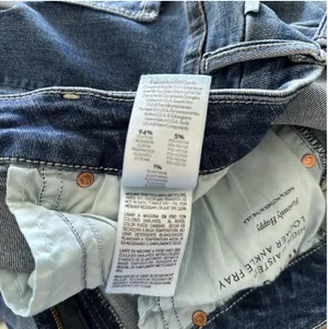 MOTHER Denim High-Waisted Looker Ankle Fray Furiously Happy Distressed Blue thumbnail 10