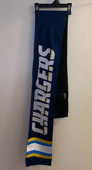 LA Los Angeles Chargers Navy Blue Scarf Old Colors 60” X 7” NFL Football thumbnail 1