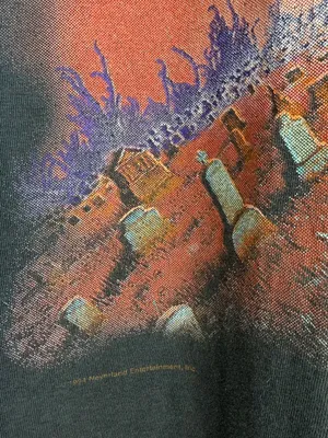 Vintage Meatloaf Bat Out of Hell World Tour Men's Graphic T-Shirt 90s thumbnail 5
