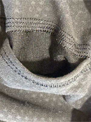 Lululemon Athletic Cropped 3/4 Dot Yoga Leggings Women’s Size 8 Black thumbnail 3