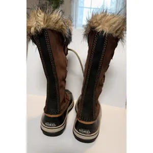 Sorel Boots Women's‎ 7 Joan Of Arctic Faux Fur Lined Waterproof Leather Winter thumbnail 6